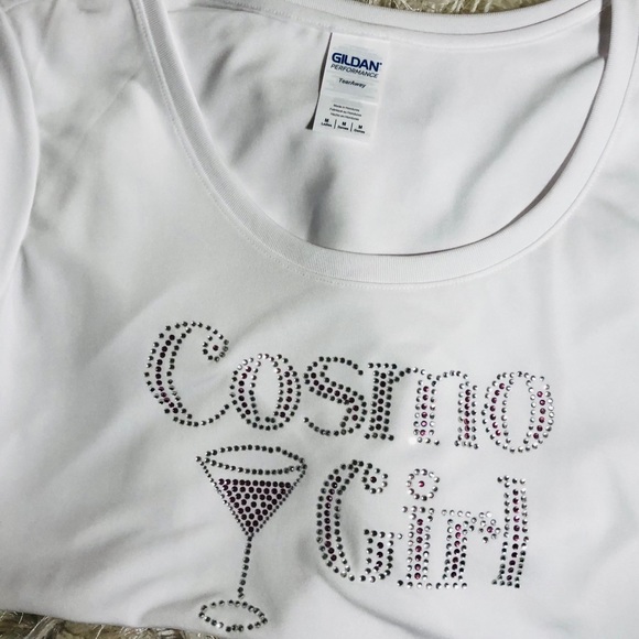 Bling Rhinestone T-shirt - Cosmo Girl - Picture 3 of 3